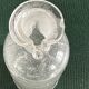 Flacon d’apothicaire ancien en verre, vers 1900