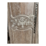 Armoire en chêne cérusé 19ème.