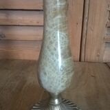 Lampe de chevet albâtre gypse ancienne vintage