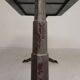 Bistro table with a marble top on a cast iron frame, 1930s.