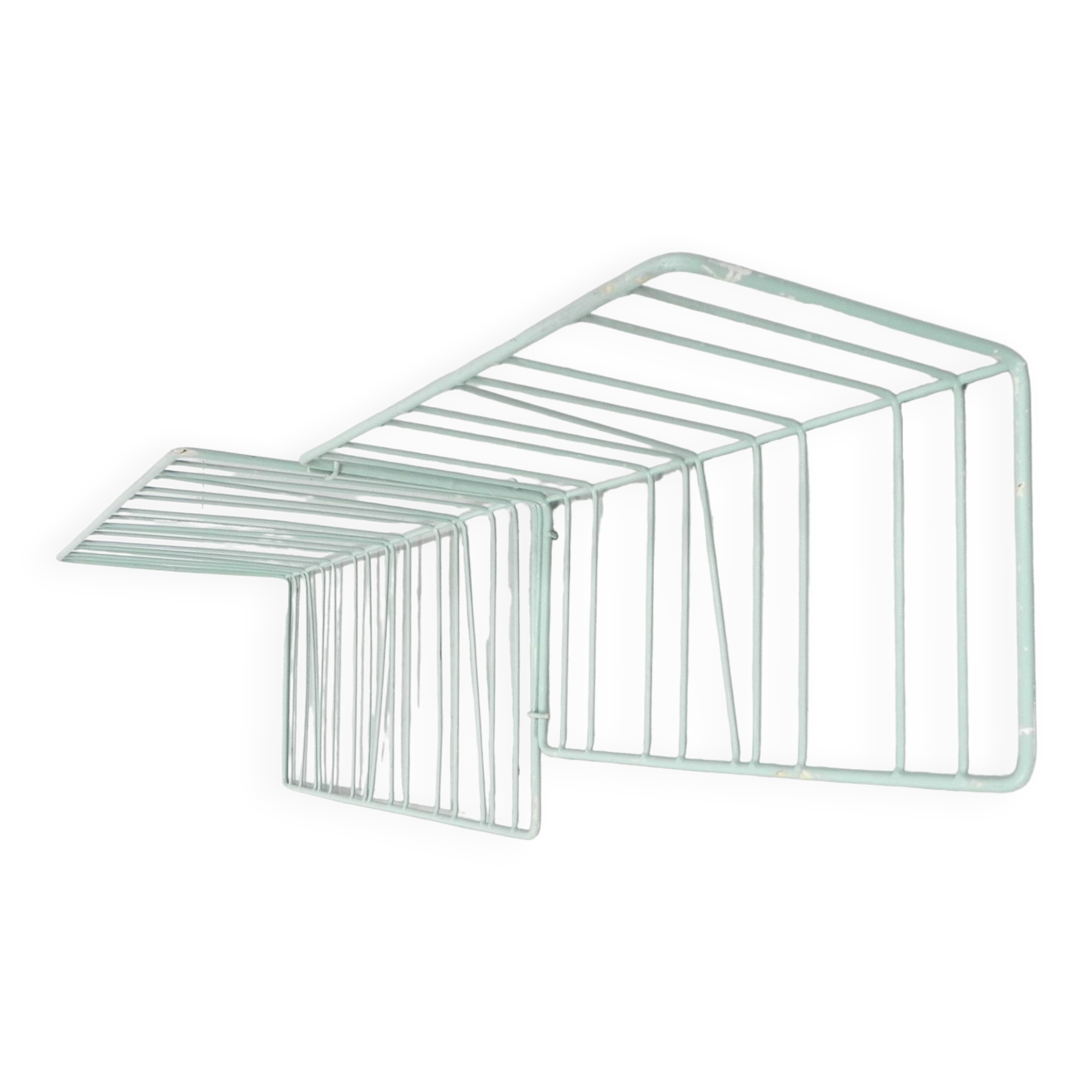 Vintage wall rack consisting of 2 parts