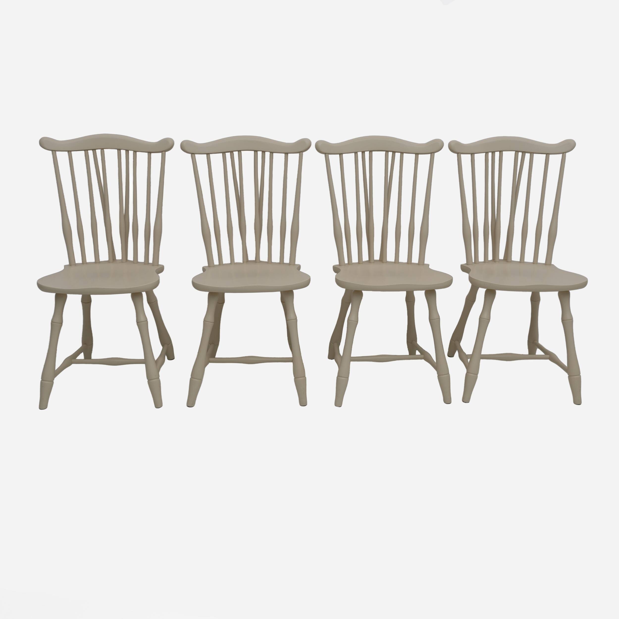 Four Mid-Century Modern Italian Lacquer Dining chairs by Pizzetti Roma, 60