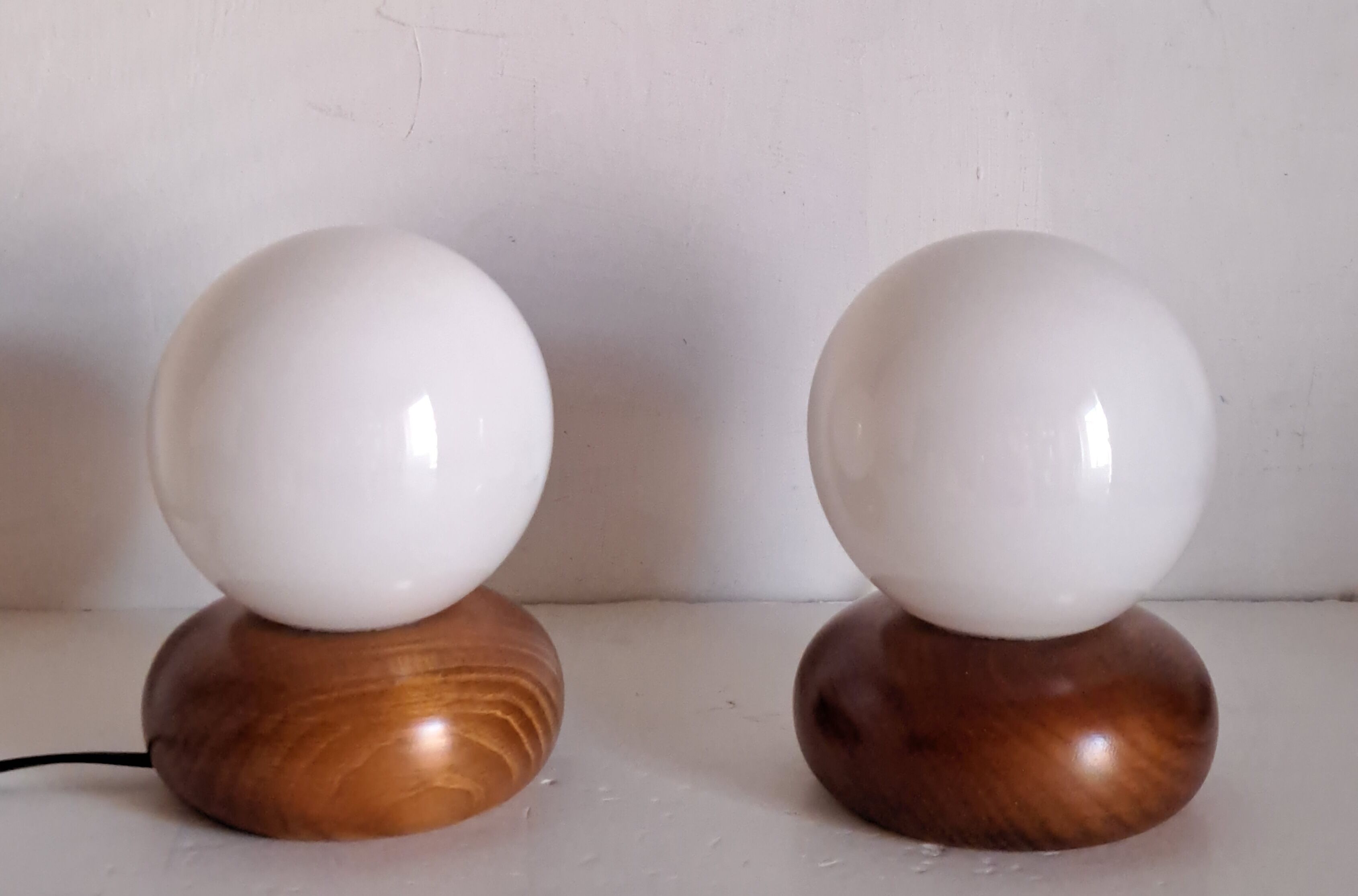 Pair of bedside lamps
