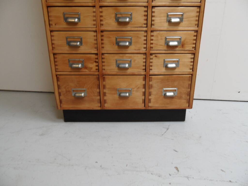 Vintage apothecary cabinet with 45 drawers