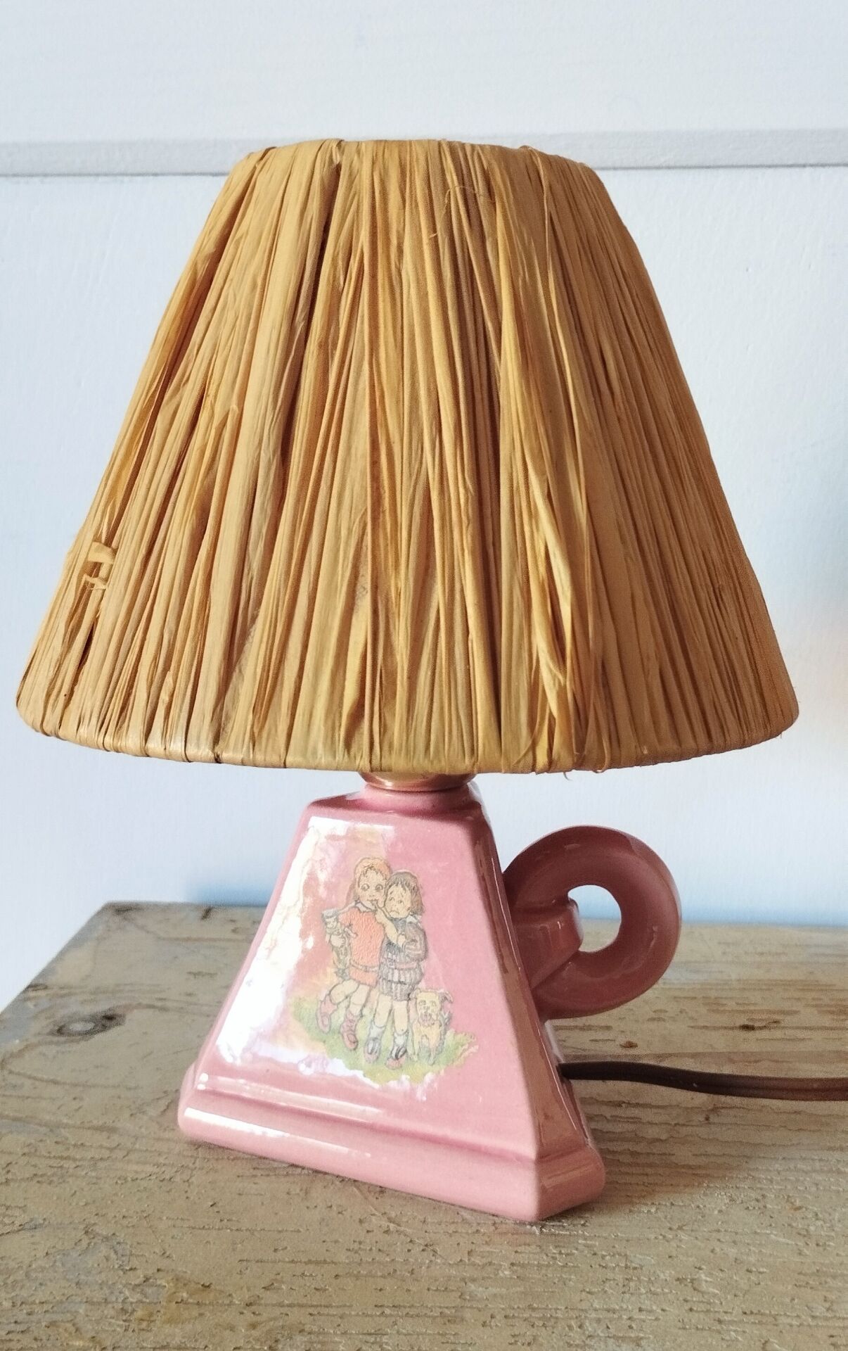 Lampe de chevet enfant 1950