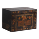 Coffre ancien peint en bois de pin – Chine, vers 1900