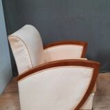Pair of club dedign armchairs