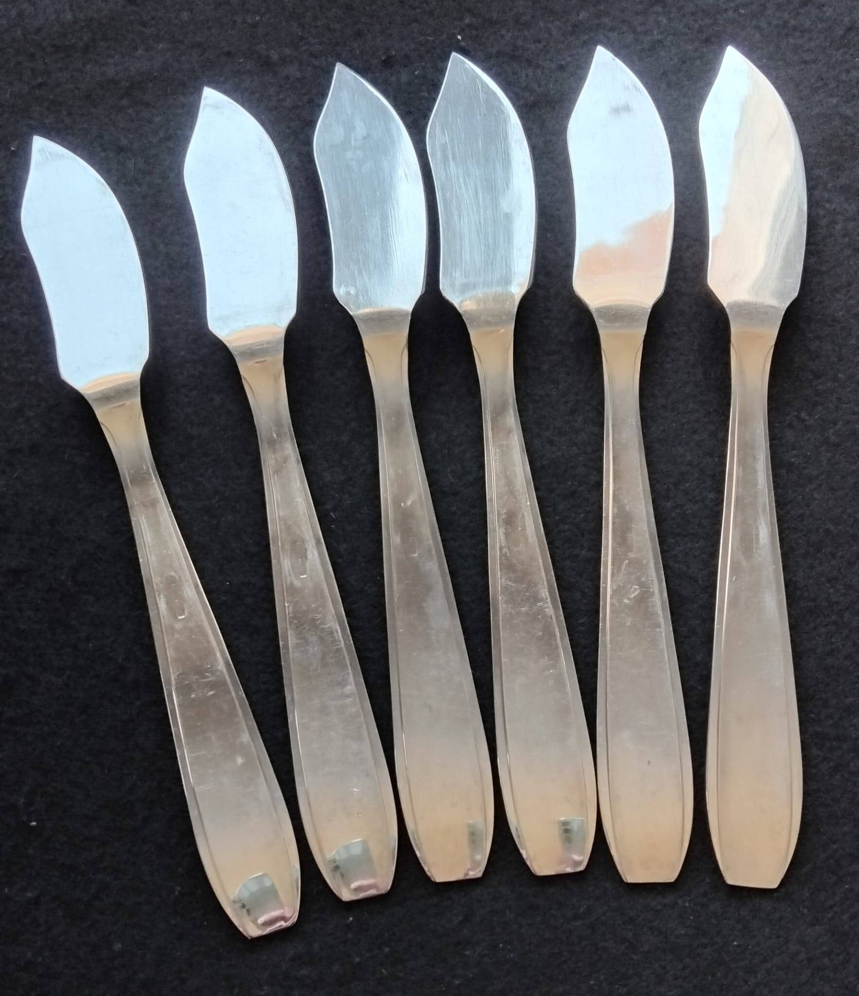 12-piece fish service - Art Deco style - Dell Inox