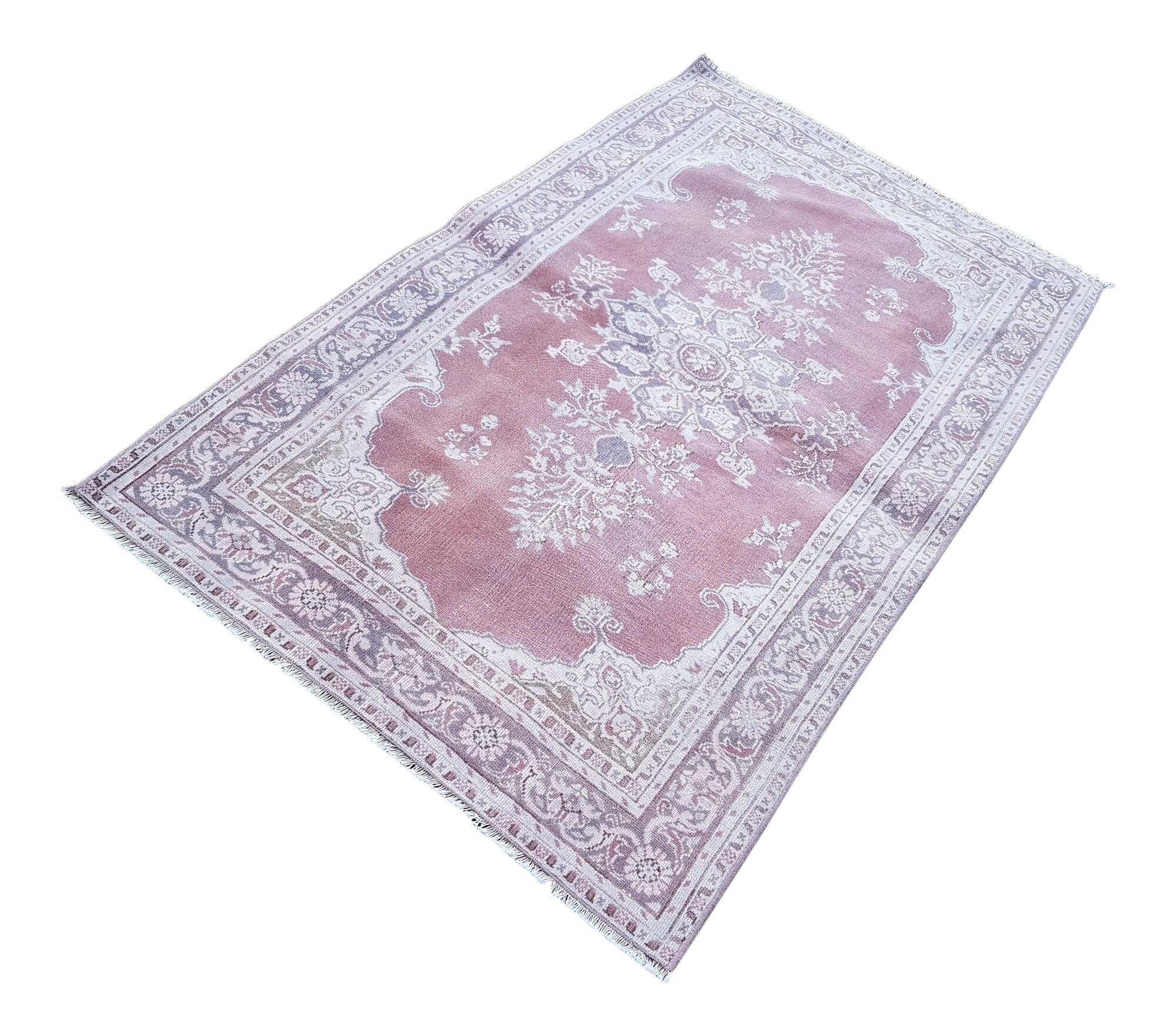 Vintage Turkish handmade rug 93x151 cm