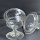 Drageoir avec couvercle - Verre soufflé taillé – XIXème