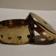 Indian brass box for pot pourri or other 70's
