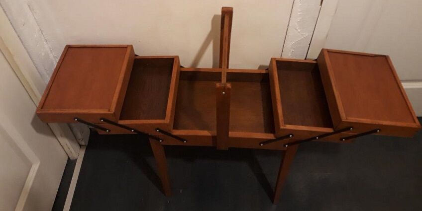 Former scandinavian style sewing basket