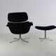 Artifort big tulip lounge chair with original ottoman