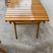 Salon de jardin sodibois en bois ( orme )