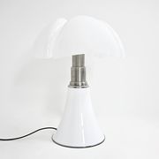 Lampe de table « Pipistrello » blanche de Gae Aulenti pour Martinelli Luce
