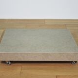 Table basse en céramique et verre, 2000