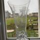 Daum vase, crystal blown and worked hot