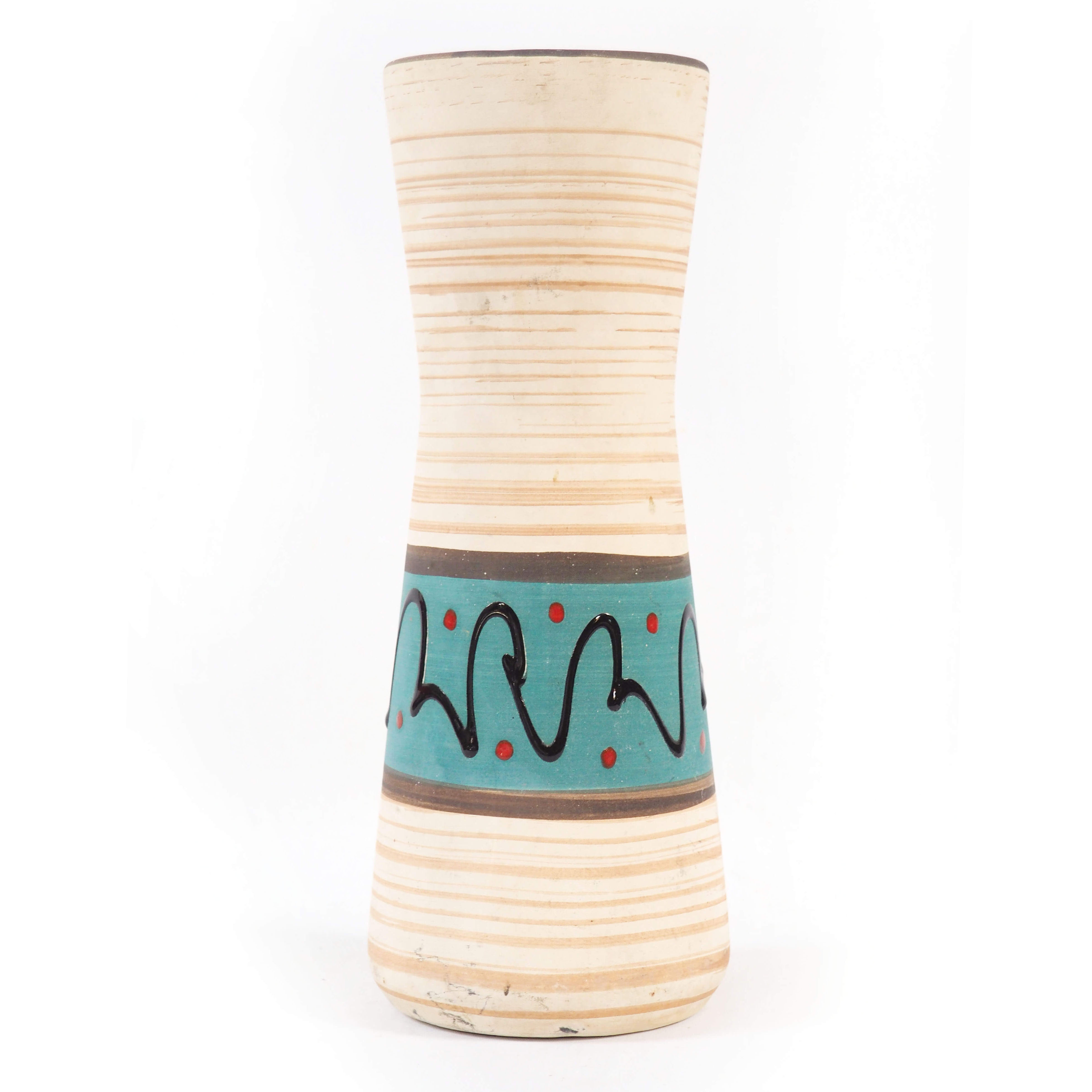 West Germany blue vase