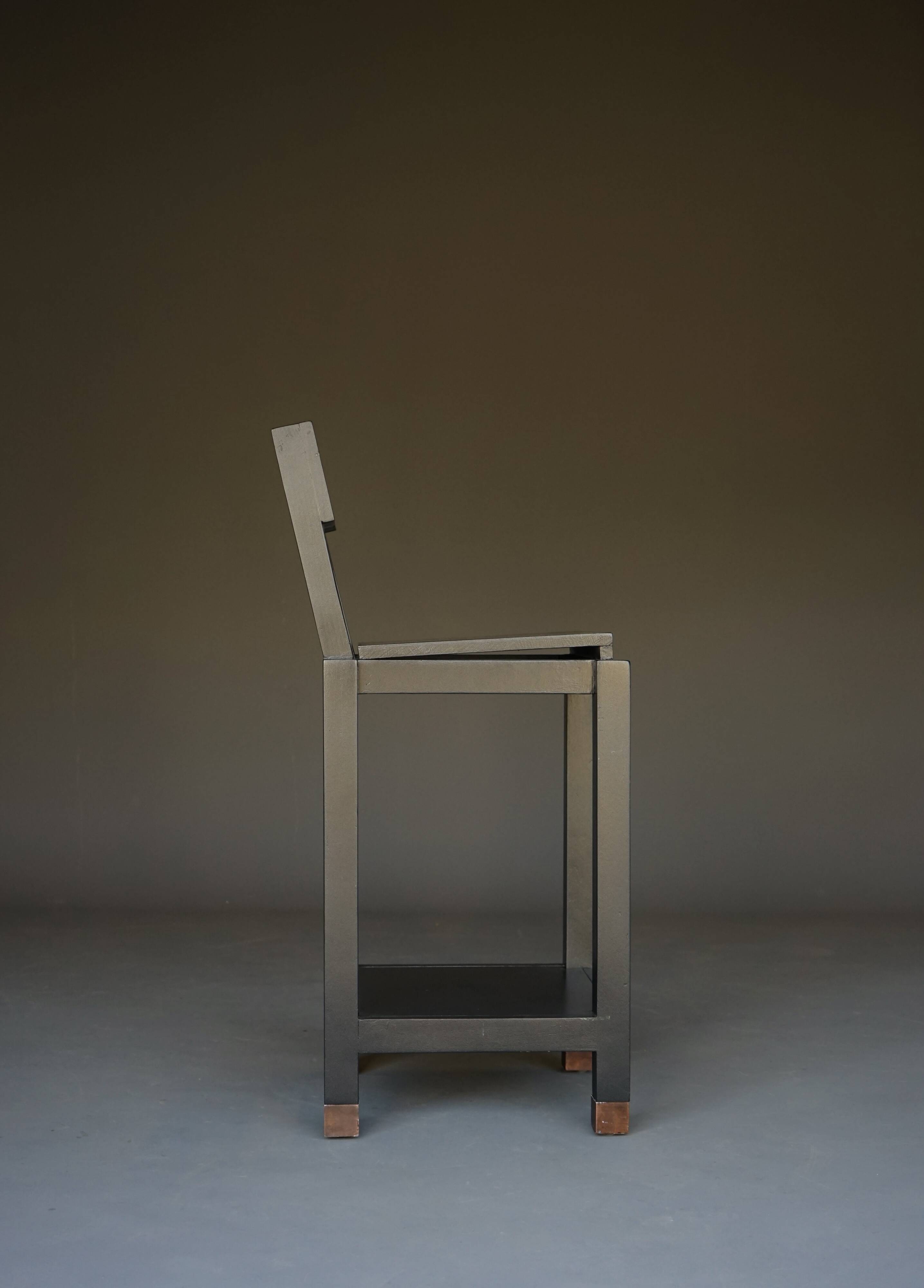 Tabouret haut de Pepijn Fabius Clovid, années 2020.