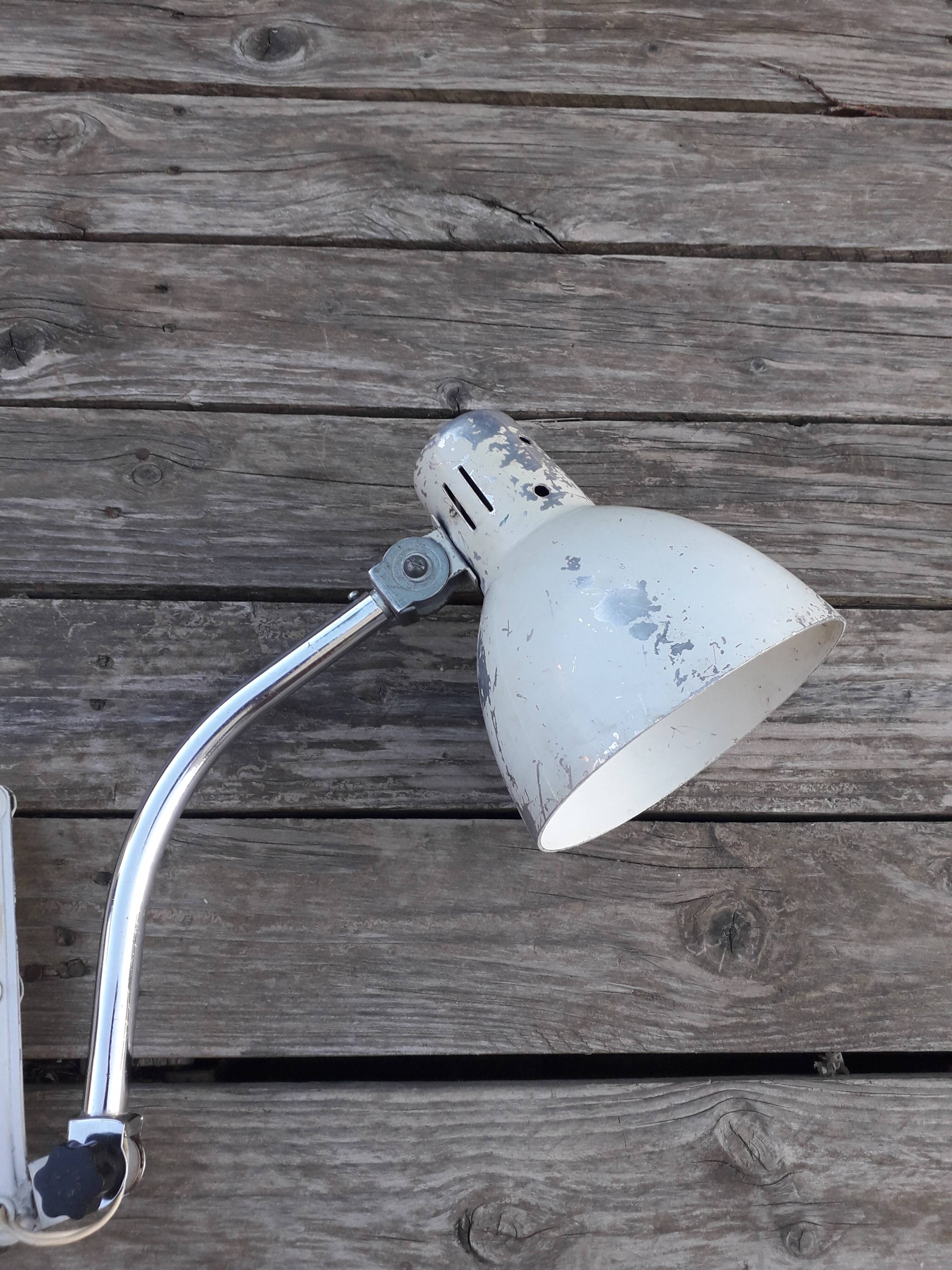 Old scissor wall light - Industrial / workshop - 1950