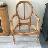 Louis XVI medallion armchair