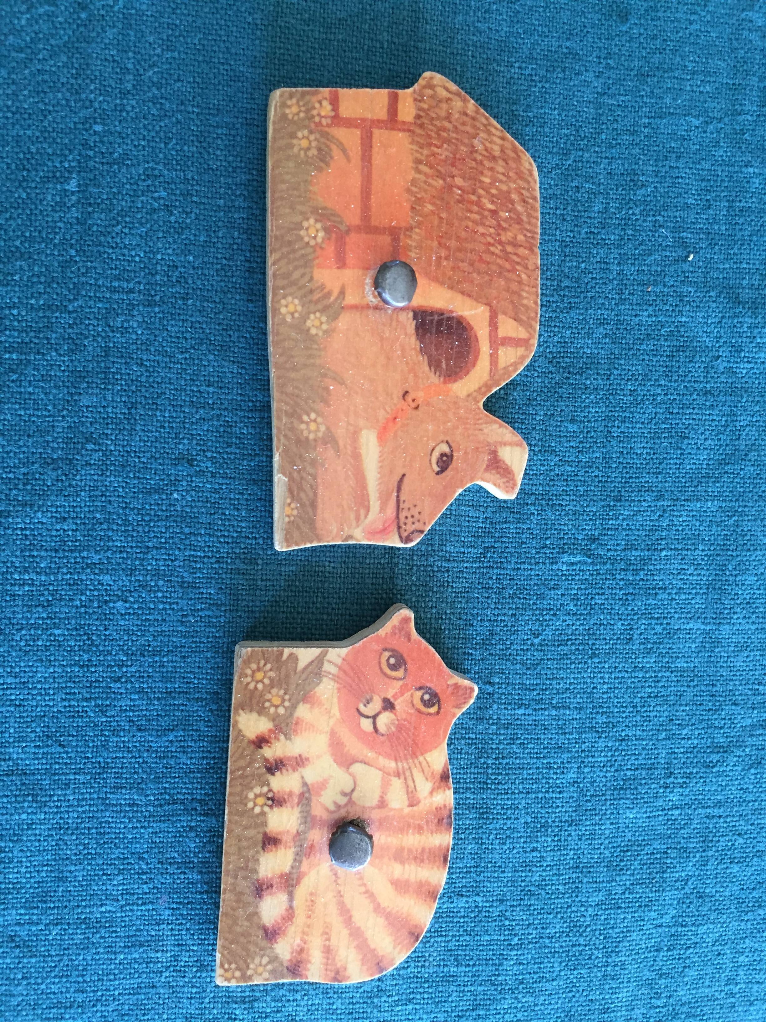 Puzzle en bois theme la ferme marque simplex
