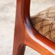 Pair of sleigh chairs by baumann, france circa 1960