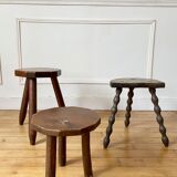 Trio of tripod stools