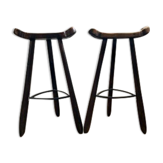 Brutalist style stools