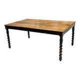 Walnut wood dining table