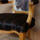 Fauteuil Louis XV bison