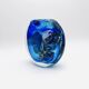 Vase Robert Pierini 2002 Studio Glass 6.3kg Inclusion Polychrome Signed