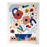 Acrylic on paper - AND LET IT JUMP!