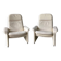 Exceptional and rare Pair of De Sede DS-50 adjustable Lounge Chairs