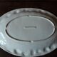 Large plate in barbotine style