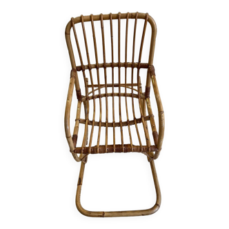 Rattan rocking chair 1960