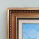 Vintage Mid Century Swedish Framed Oil  Painting - The Canal