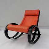 Sgarsul Rocking Chair by Gae Aulenti for Poltronova, 1960s