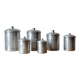Series of Six vintage aluminum spice jars - Storage jars - 1940.