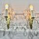 Pair of Wall Lamp Bronze And Crystal 1 Light