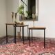 Tables gigogne teck moderniste années 50