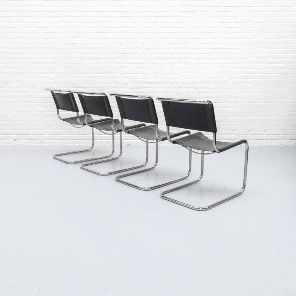 Mart Stam S33 dining chair set Thonet