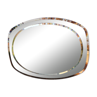 Vintage smoked mirror