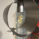 Wall lamp in brushed aluminum