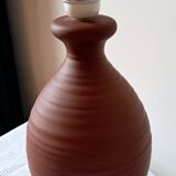 Large terracotta lamp by Lampes d'Albret