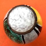 1950s Milano Vase  Geometric Decor
