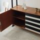 Library buffet U 458 black by Jiri Jiroutek for Interier Praha 1960