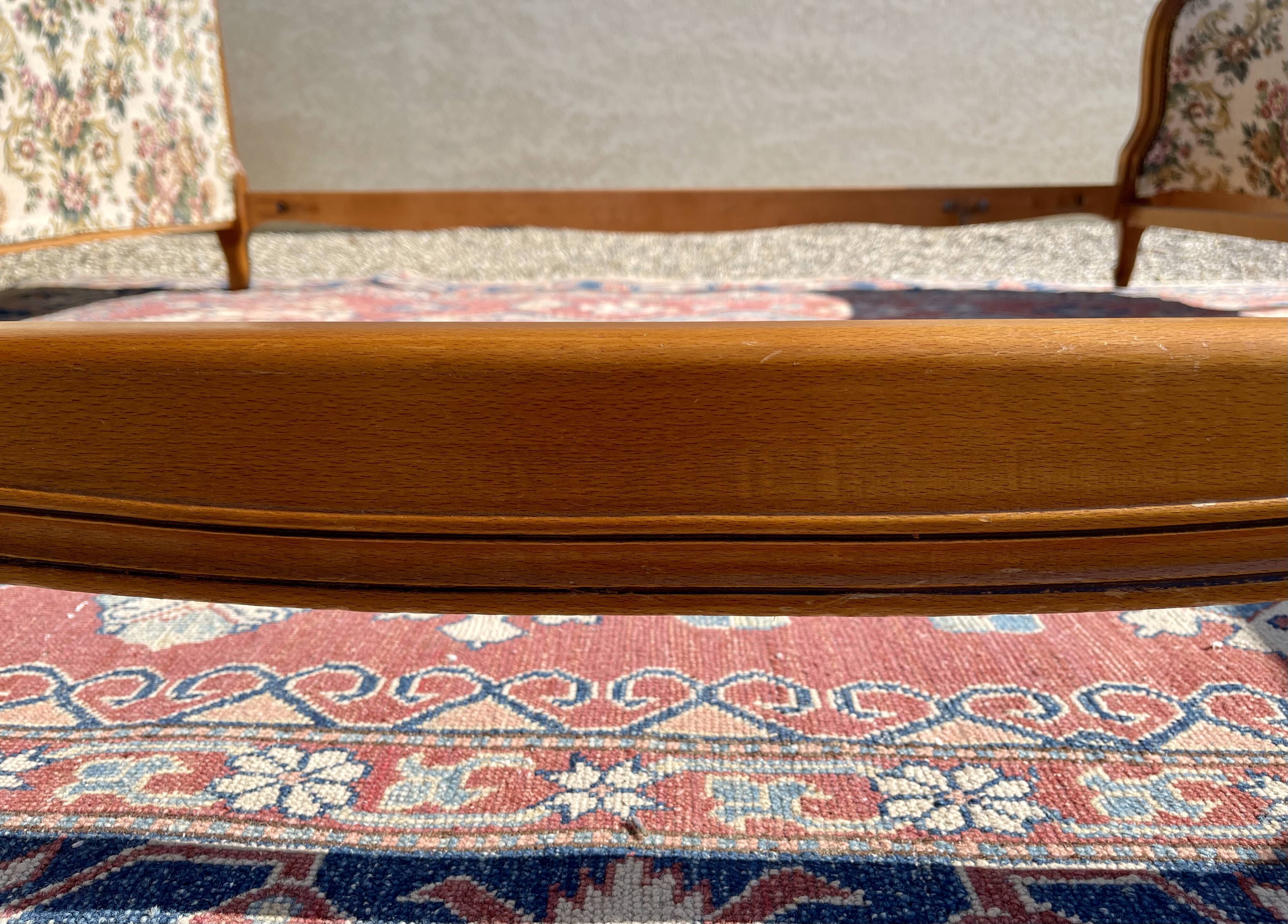 Louis XV style cherry bed