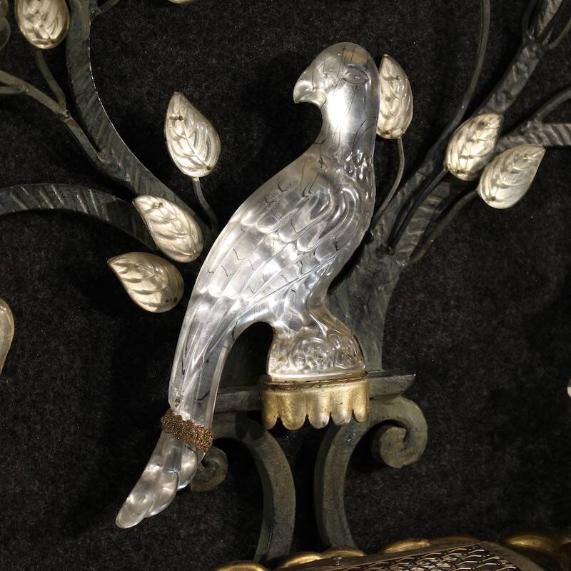 Great 20th-century Italian wall light by Banci, Florence
