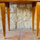 Table de chevet vintage sur pieds compas,  1950